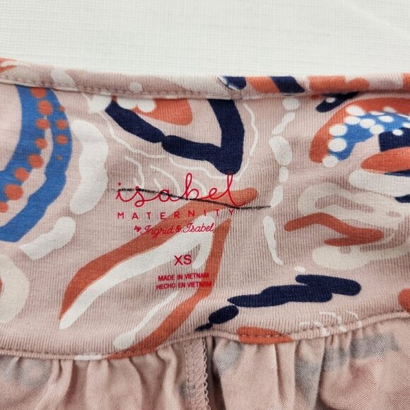 Isabel Maternity Size XS Flutter Short Sleeve Maternity Dress - Picture 2 of 4